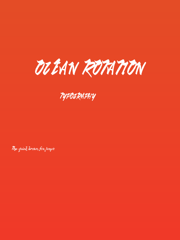 Ocean Rotation Poster