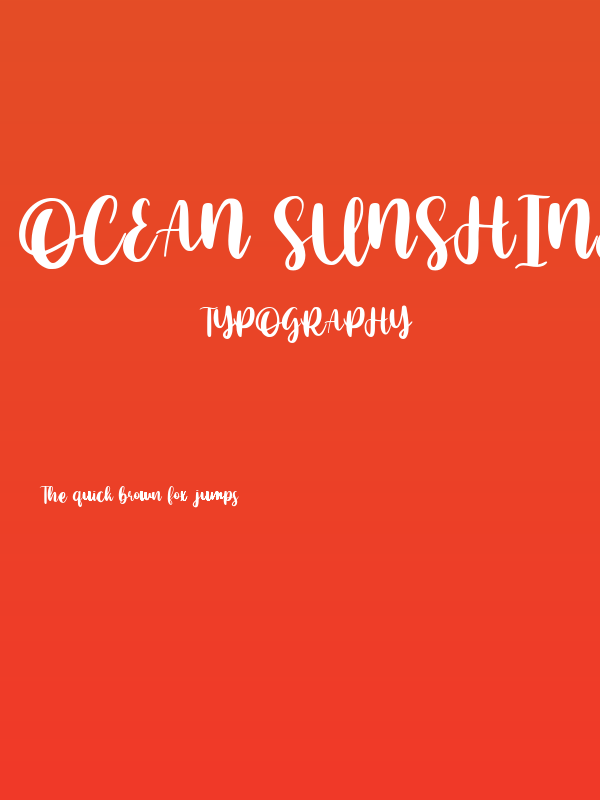 Ocean Sunshine Demo Version Poster