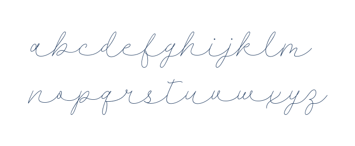 Ocean View PERSONAL USE ONLY Regular Lowercase