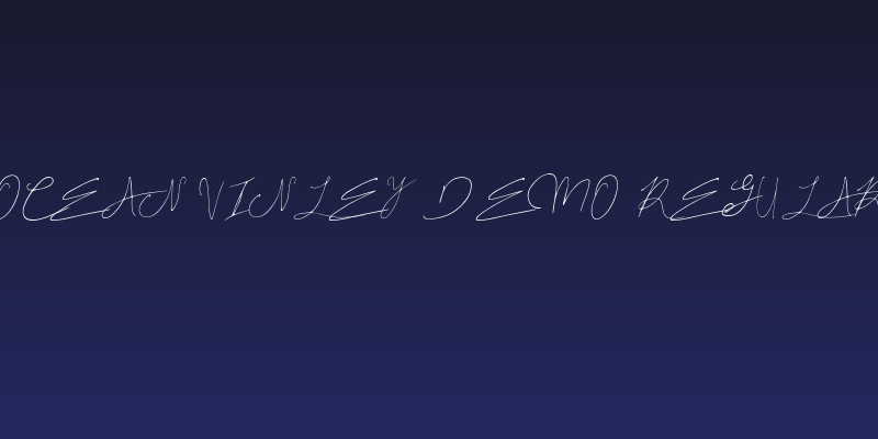 Ocean Vinley Demo Regular Social Header