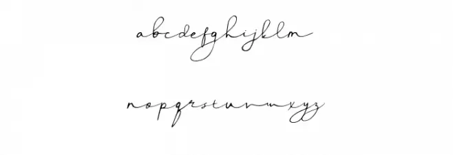 Ocean Vinley Demo Regular 字体 小写