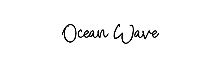 Ocean Wave  Free Fonts Download