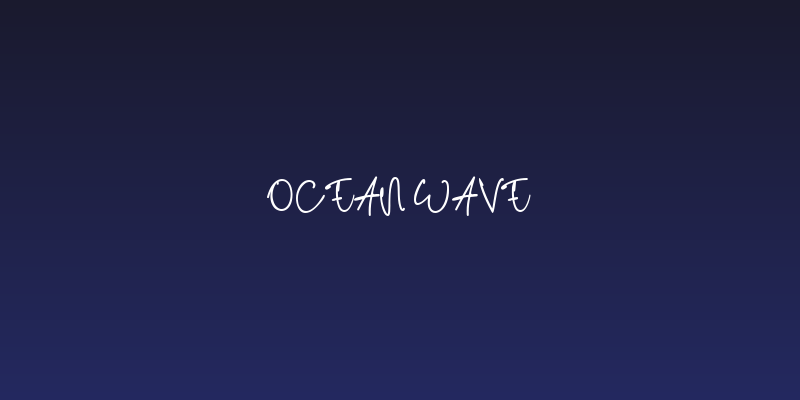 Ocean Wave Social Header