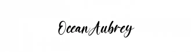 OceanAubrey  les polices de caractères gratuit tlcharger