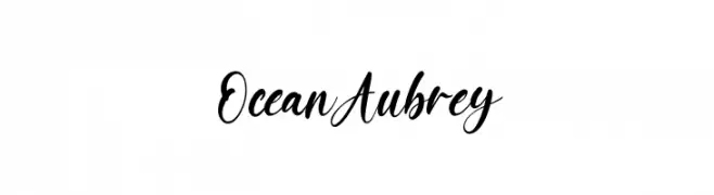 OceanAubrey  les polices de caractères gratuit tlcharger