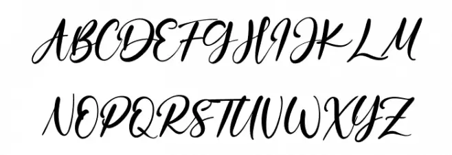 OceanAubrey Schriftart Groß