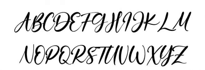 OceanAubrey Schriftart Groß