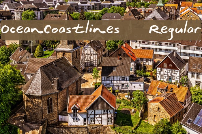 OceanCoastlines-Regular Example 1