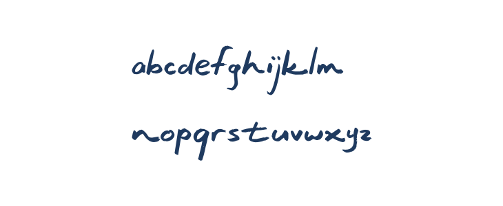 OceanCoastlines-Regular Lowercase