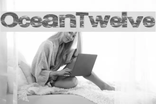 OceanTwelve Font examples