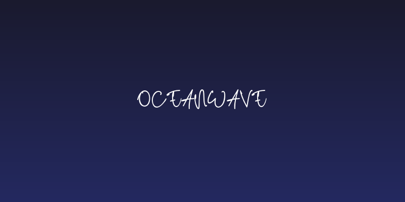 OceanWave Social Header