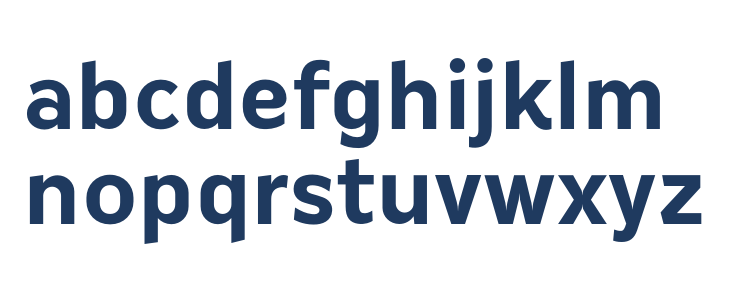 Oceania-Bold Lowercase