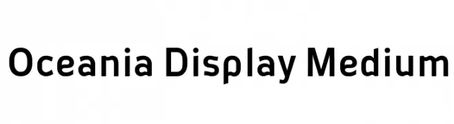 Oceania Display Medium  لخطوط تنزيل