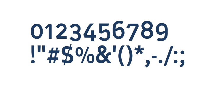 Oceania Display Medium Other Characters