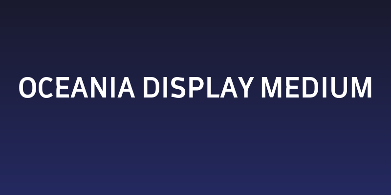 Oceania Display Medium Social Header