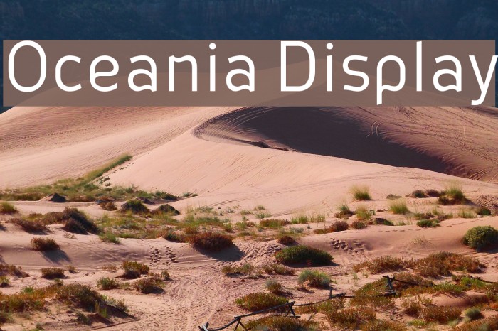 Oceania Display Example 3