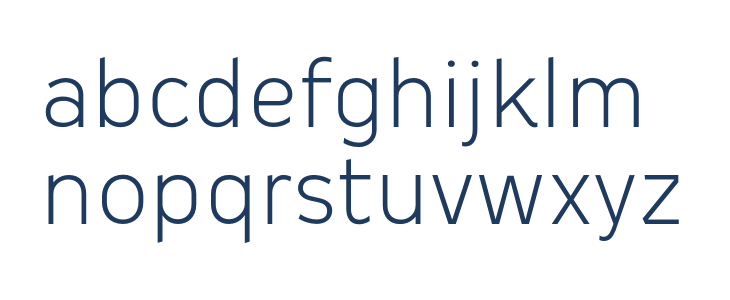 Oceania-Light Lowercase