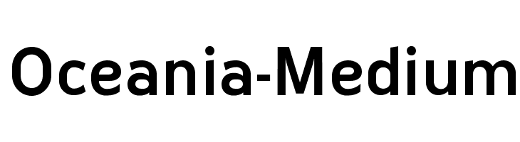 Oceania-Medium  Скачать бесплатные шрифты