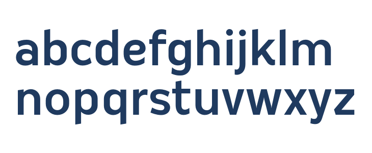 Oceania-Medium Lowercase