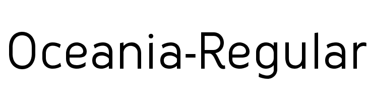 Oceania-Regular  नि: शुल्क फ़ॉन्ट्स डाउनलोड