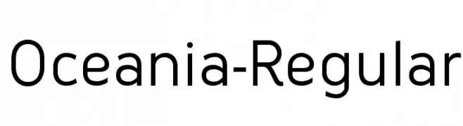 Oceania-Regular  नि: शुल्क फ़ॉन्ट्स डाउनलोड