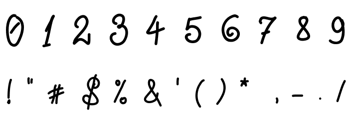 Oceania Font OTHER CHARS