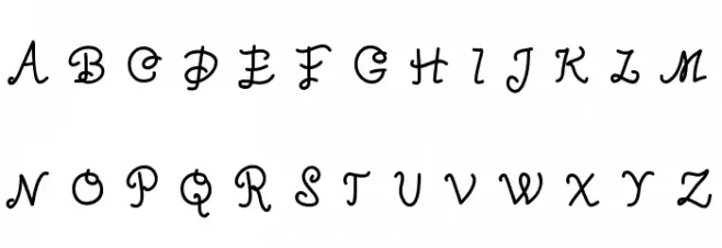 Oceania 字体 大写