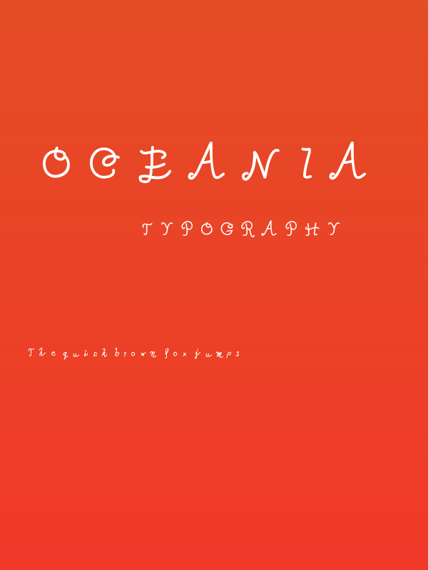 Oceania Poster