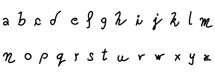 Oceania Font LOWERCASE