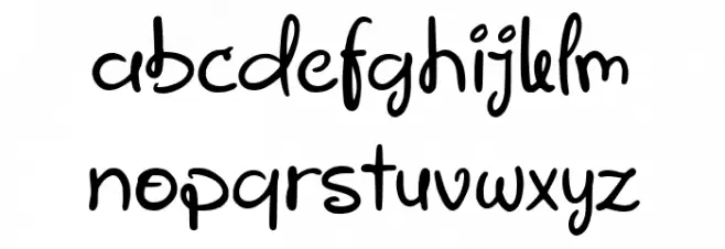 Oceanic Cocktail Demo Font Litere mici