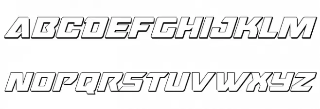 Oceanic Drift 3D Italic  