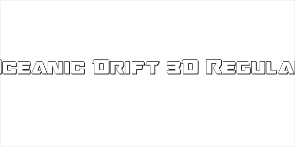 Oceanic Drift 3D Regular Logo