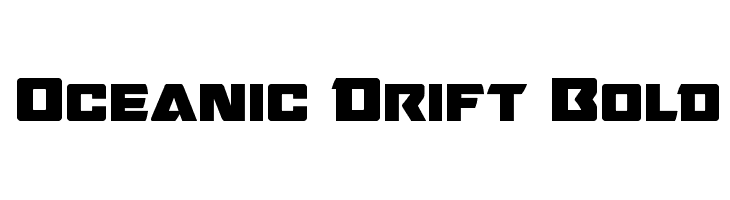 Oceanic Drift Bold  免费字体下载