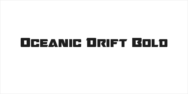 Oceanic Drift Bold Logo