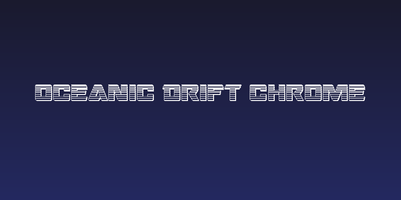 Oceanic Drift Chrome Social Header
