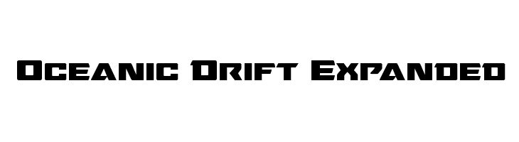 Oceanic Drift Expanded  नि: शुल्क फ़ॉन्ट्स डाउनलोड
