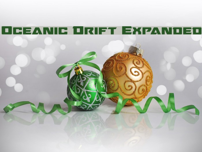 Oceanic Drift Expanded Font examples