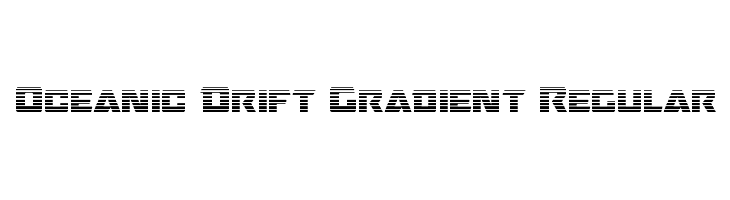 Oceanic Drift Gradient Regular  font caratteri gratis