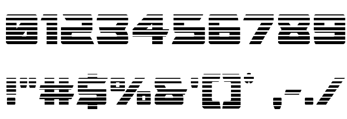 Oceanic Drift Gradient Regular Font OTHER CHARS