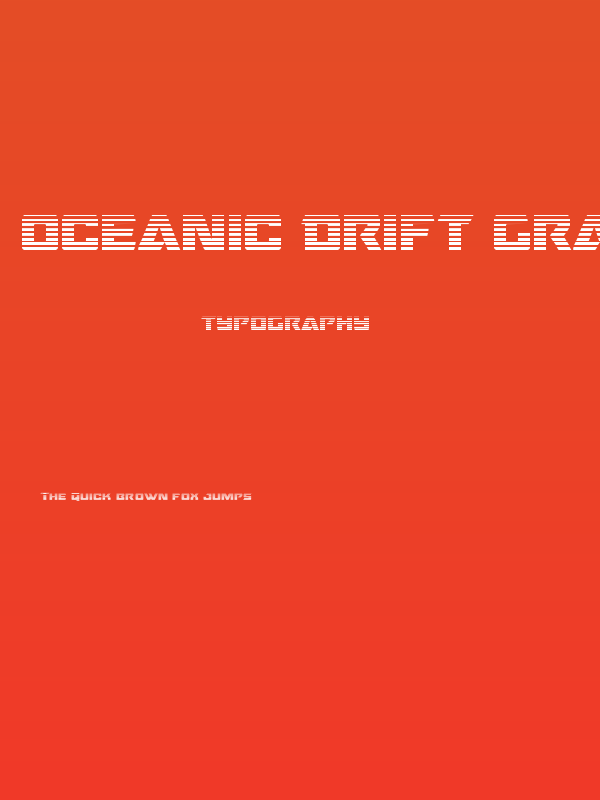 Oceanic Drift Gradient Regular Poster