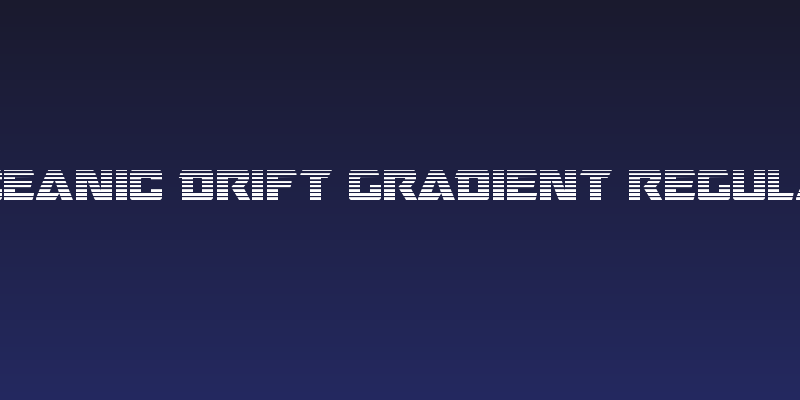 Oceanic Drift Gradient Regular Social Header