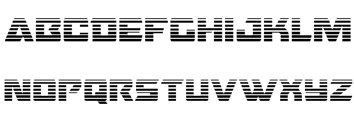Oceanic Drift Gradient Regular Font LOWERCASE