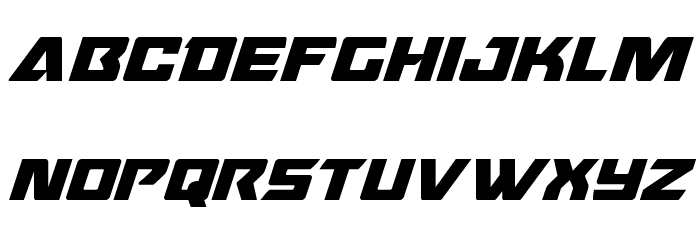 Oceanic Drift Italic Font LOWERCASE