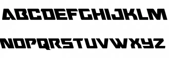Oceanic Drift Leftalic Font Litere mari