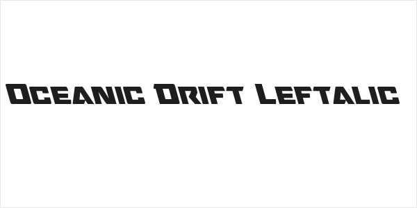 Oceanic Drift Leftalic Logo