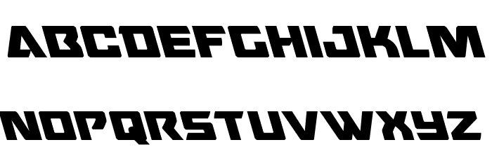Oceanic Drift Leftalic Font LOWERCASE