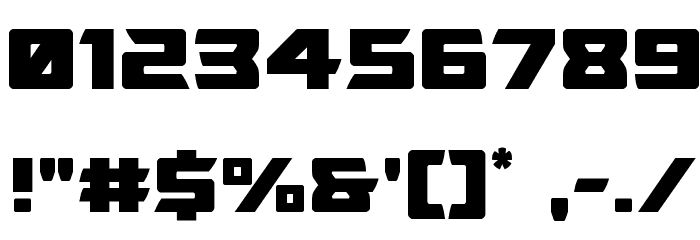Oceanic Drift Regular Font OTHER CHARS