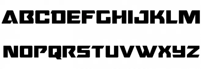 Oceanic Drift Regular Font Litere mari