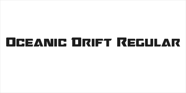 Oceanic Drift Regular Logo