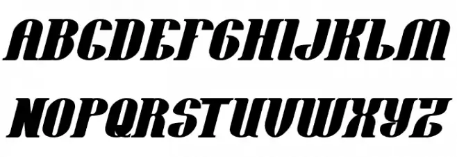 Oceanography Bold Schriftart Groß